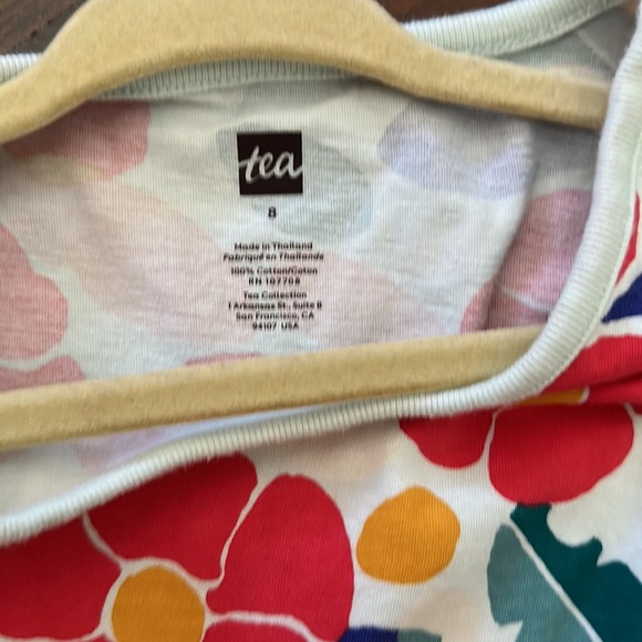 Tea collection floral cotton dress 8y - Picture 2 of 3